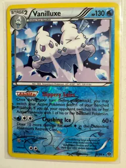 Pokemon Vanilluxe Rare Regular 31/99 Next Destinies 130 HP Stage 2 Ability Card - Image 1