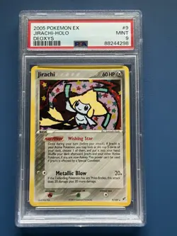 Jirachi 9/107 EX Deoxys Holo PSA 9 Mint Pokemon Card - Image 4