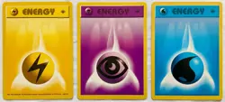 Pokemon 1st EDITION SHADOWLESS Energy Cards #97-102 - 6 Card Lot - NM to Mint! - Image 5