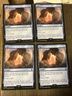 MTG - 4 x Opt - Playset of 4 - Lord of the Rings LOTR - NM - Magic - Image 1