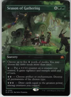 MTG TCG Season of Gathering (Borderless) M Bloomburrow 286 - Image 1