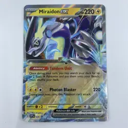 Miraidon EX SVP 028 Black Star Promo Scarlet Violet Ultra Holo Pokemon Card NM - Image 1