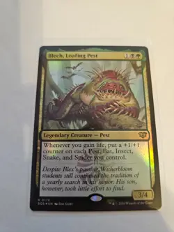 Blech, Loafing Pest FOIL MTG Secrets of Strixhaven Nm/M *ON HAND* - Image 1