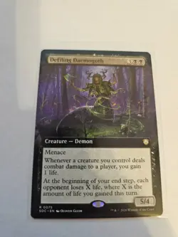 Defiling Daemogoth Extended MTG SOC Nm/M *ON HAND* - Image 1