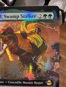 Leatherhead, Swamp Stalker Extended Art FOIL NM Teenage Mutant Ninja Turtles MTG - Image 3
