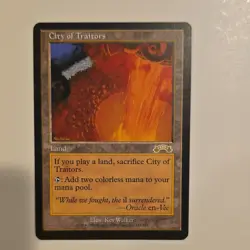 Magic: The Gathering City of Traitors Exodus Land Regular Rare Kev Walker - Image 1