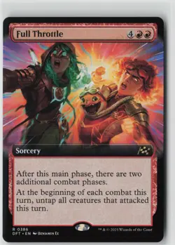 Full Throttle (Extended Art) (386) - Normal - Aetherdrift (DFT) - NM - Image 1