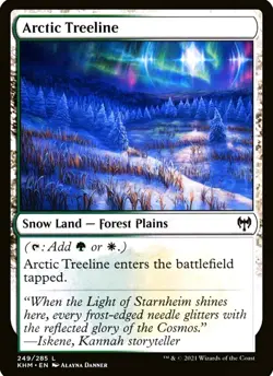 X 1 Arctic Treeline NM-M Kaldheim 249 MTG Magic The Gathering - Image 1