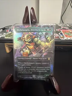 Michelangelo, Weirdness to 11 (Borderless) Teenage Mutant Ninja Turtles Foil - Image 1