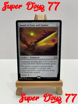 Sword of Feast and Famine - LIGHT PLAY - The List Reprints - Regular - MTG - Image 1