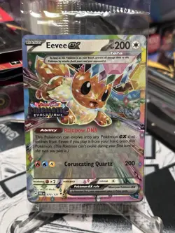 Eevee ex 075/131 Sealed Stamped Promo Card Prismatic Evolutions Pokemon TCG - Image 1