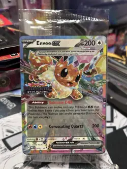 Eevee ex 075/131 Sealed Stamped Promo Card Prismatic Evolutions Pokemon TCG - Image 2