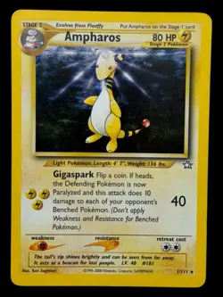 Ampharos - 1/111 Neo Genesis 2000 WOTC - Holo - Pokemon TCG - Image 1