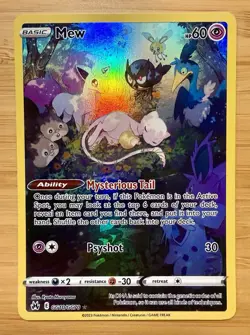 Mew Crown Zenith Galarian Gallery GG10/GG70 Full Art Holo Ultra Rare - Image 1