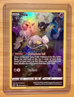 Mew Crown Zenith Galarian Gallery GG10/GG70 Full Art Holo Ultra Rare - Image 3