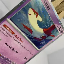 Latias 139 Pokemon TCG Black Star Promo Cosmos Holo LP W/ DOUBLE SWIRL💫💫 - Image 2