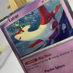 Latias 139 Pokemon TCG Black Star Promo Cosmos Holo LP W/ DOUBLE SWIRL💫💫 - Image 3