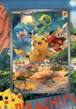 Pokemon TCG Pikachu SVP027 Black Star Promo NM/M - Image 1