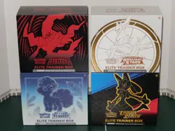 Pokemon S&S Era Elite Trainer Boxes LOT of 4 OPEN with Loose cards - Image 1