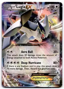 Lugia EX 68/98 Holo EX Rare Ancient Origins Pokemon Holo Near Mint - Image 1