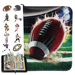 Football Card Binder Album,400 Pockets Trading Card Binder, Football Card Hol... - Image 1