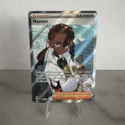 Pokemon Naveen Trainer Full Art Holo Perfect Order 112/088 English 2026 NM - Image 1