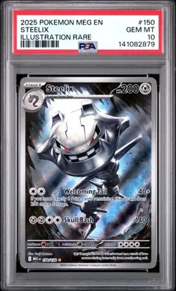 Steelix *PSA 10* Illustration Rare *Mega Evolution* #150 * Pokemon - Image 1