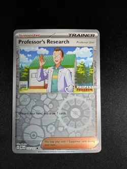 Professor's Research Elm 123/131 Pokemon Professor Program Prismatic Evolutions - Image 1