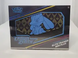Crown Zenith Pokemon Center Exclusive Elite Trainer Box Plus | FACTORY SEALED 820650851872 - Image 1