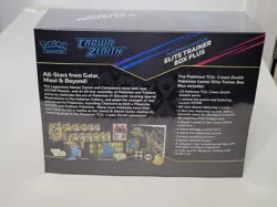 Crown Zenith Pokemon Center Exclusive Elite Trainer Box Plus | FACTORY SEALED 820650851872 - Image 4