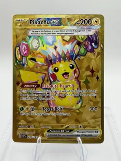 Pikachu ex - Hyper Rare Pokemon Surging Sparks 247/191 NM - Image 1