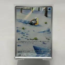Pokemon TCG Snorunt Illustration Rare SV04: Paradox Rift 188/182 NM - Image 1