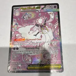 Pokemon TCG Mega Diancie EX Secret Rare Full Art 282/217 270 HP Psychic - Image 1