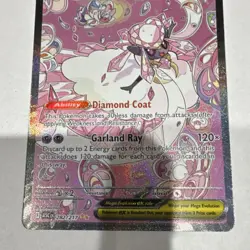 Pokemon TCG Mega Diancie EX Secret Rare Full Art 282/217 270 HP Psychic - Image 3