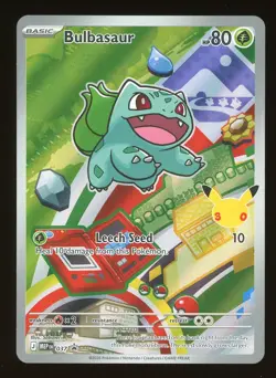2026 Pokemon TCG Bulbasaur Holo Full Art Black Star Promo 37 - Image 1