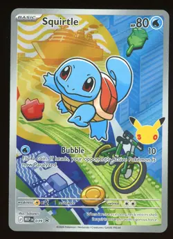 2026 Pokemon TCG Squirtle Full Art Holo Black Star Promo 39 - Image 1