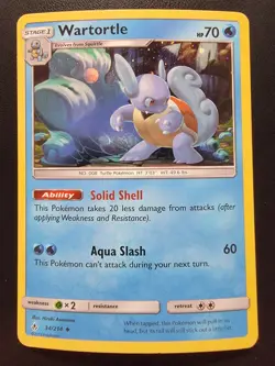 Wartortle 34/214 Sm-Unbroken Bonds Reverse Holo pokemon - Image 1