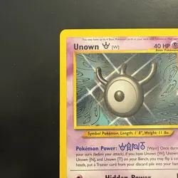 Pokemon Vintage Non-Holo Rare Unown [W] 29/105 Neo Destiny Wotc - Image 2