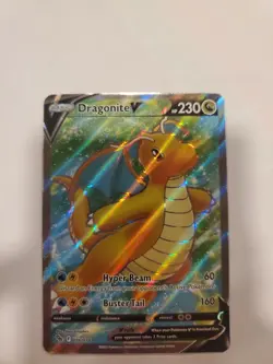 Dragonite V (Full Art) 076/078 Pokemon GO Holo - Image 1
