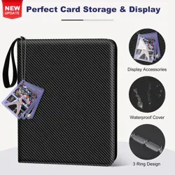 Card Binder 9 Pocket, Trading Card Binder with Card Display Design, 720 Doubl... - Image 2