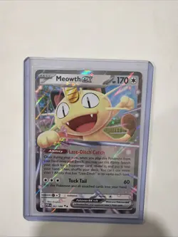 Pokemon 2026 Meowth Ex #62 Perfect Order Clean - Image 1