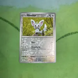 Minccino Temporal Forces Reverse Holo Pokemon TCG 136/162 Scarlet & Violet - Image 1