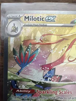 Pokemon TCG Milotic ex Sv08 Surging Sparks 237/191 Special Illustration Rare Ho… - Image 2