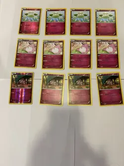 Pokemon Fates Collide Pink Fairy Card Lot Of 12 NM - Image 1
