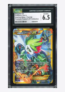 Pokemon CGC 6.5 Shaymin EX Promo 2017 77a/108 Premium Trainer's XY Coll. English - Image 1