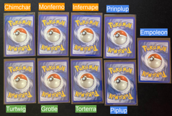 Diamond and Pearl 2007 Starter Pokemon Card Evolution Set Lot - Image 2