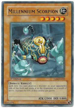 Millennium Scorpion [1st Edition] TLM-EN009 YuGiOh The Lost Millennium - Image 1