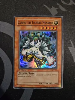 Zaborg the Thunder Monarch AST-023 Ancient Sanctuary 1st Edition LP - Image 1