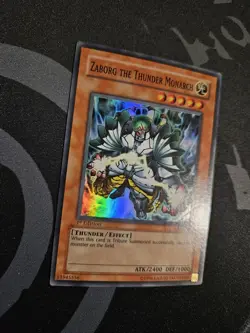 Zaborg the Thunder Monarch AST-023 Ancient Sanctuary 1st Edition LP - Image 2