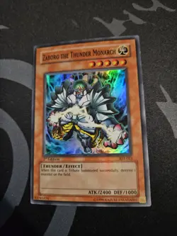 Zaborg the Thunder Monarch AST-023 Ancient Sanctuary 1st Edition LP - Image 3